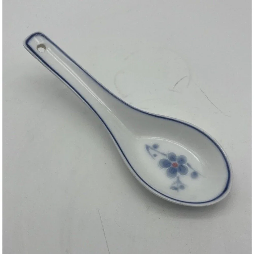 Chery's Jade Porcelain Rice Soup Spoon